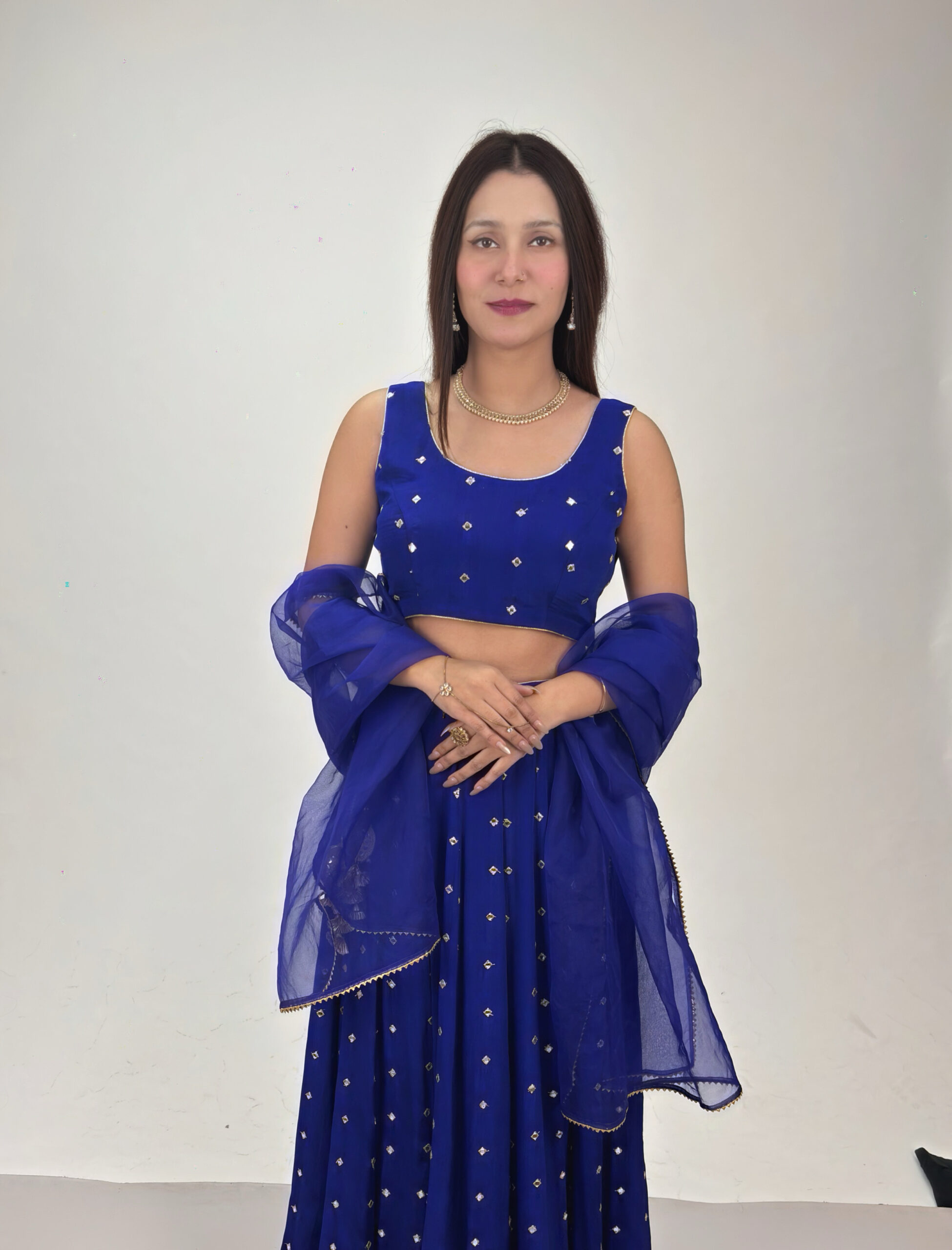 royal blue lehenga set royal blue lehenga set