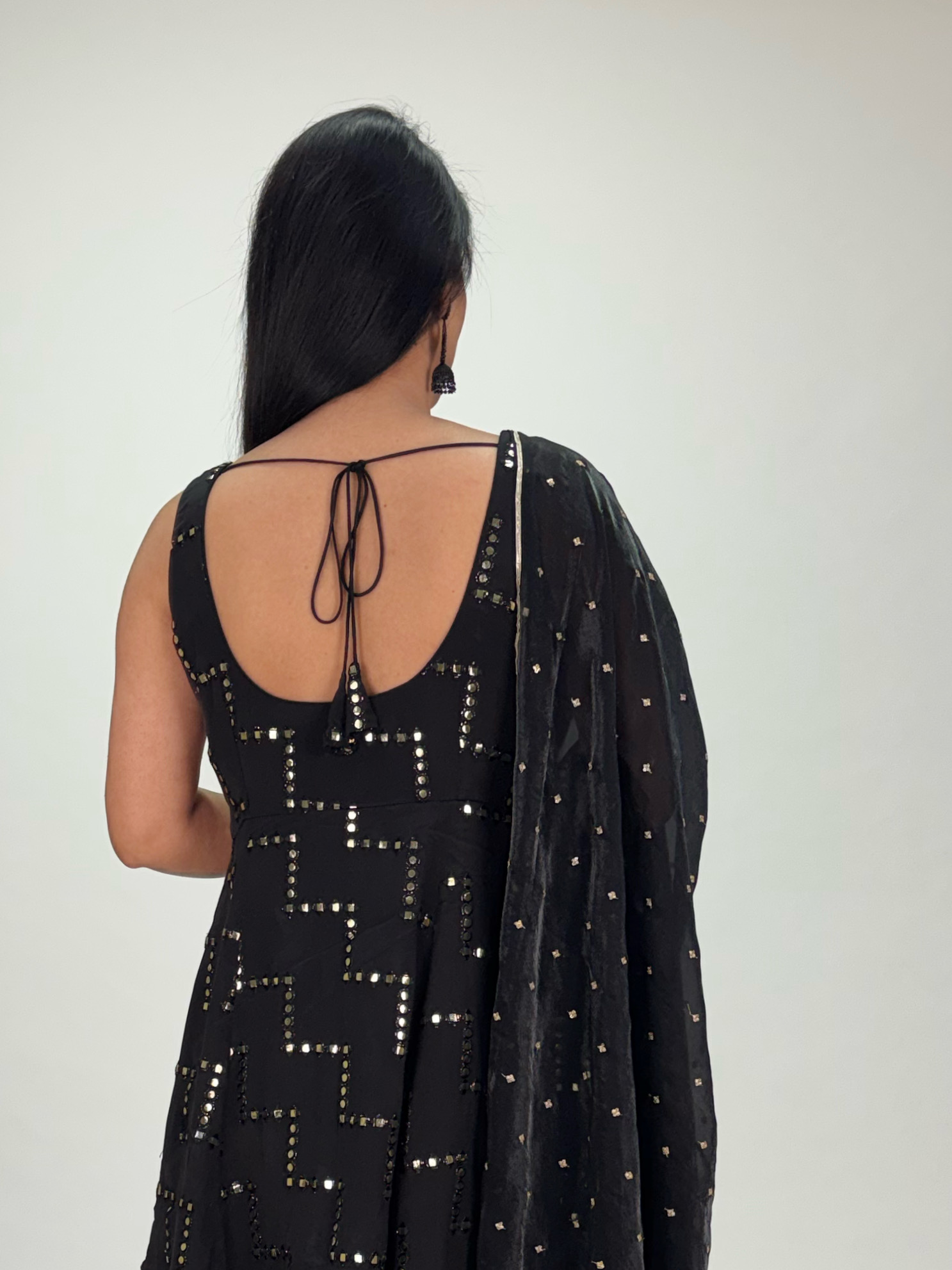 black sharara set black sharara set