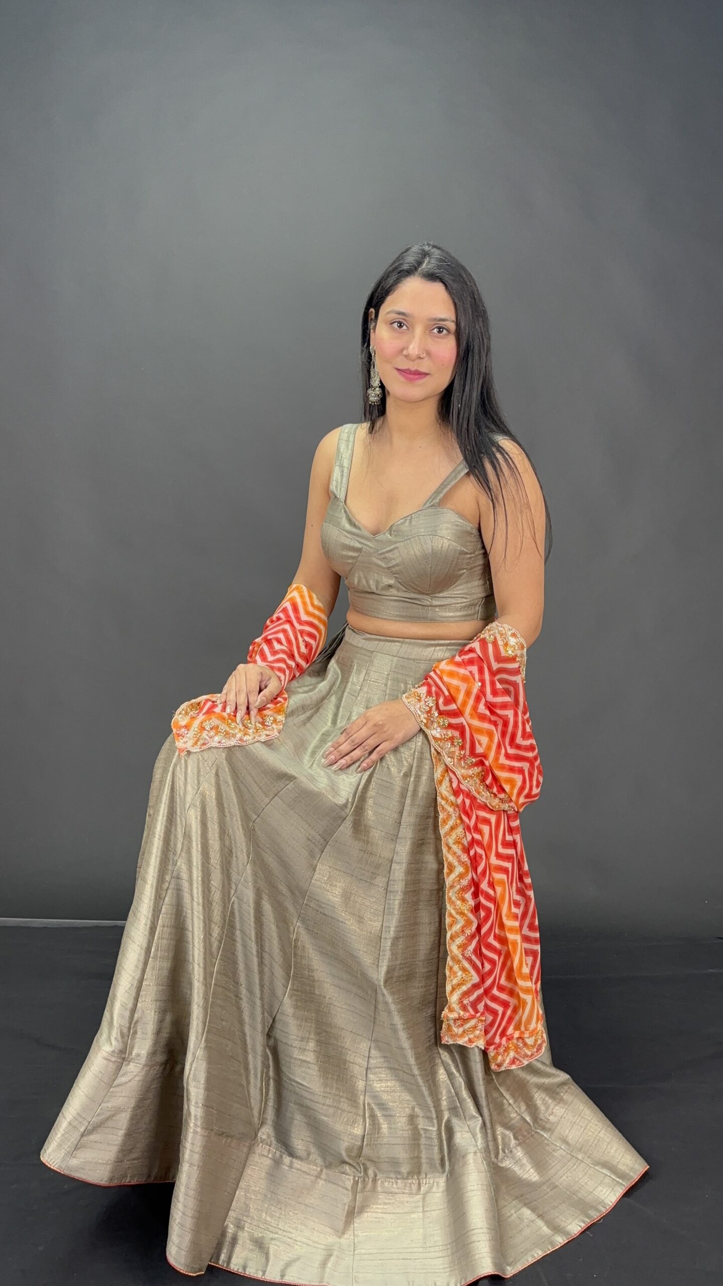 grey lahenga set grey lahenga set